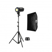 GDX HD-200W Led Video Işığı Full Set (60x90 Softbox + 260cm Işık Ayağı) - 1