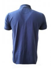 Rey Polo Erkek Basic Polo Yaka Kısa Kol T-shirt 466 - Mavi - M - 1