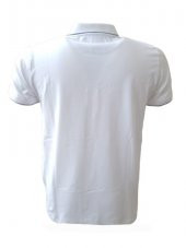 Rey Polo Erkek Basic Polo Yaka Kısa Kol T-shirt 466 - Beyaz - L - 1