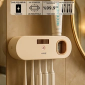 Mioji Mio UV5F 1200mAh Şarj Edilebilir UV Sterilizatörü Otomatik Diş Fırçası Tutucusu - 1