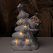 Işıklı Sereamik Noel Baba Bbilo - 2