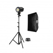 GDX HD-60W Led Video Işığı Full Set (60x90 Softbox + 260cm Işık Ayağı) - 1