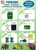 TORSAN GÜNEŞ PANELLİ PRO 1000 Elektrikli Çit Sistemi ( Domuz - Ayı Kovucu ) 1000MT - 1