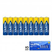 Varta Endüstriyel Pro Alkaline AAA İnce Pil 10'lu Paket - 1