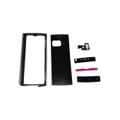 Nokia X6 Kapak Nokia X6-00 uyumlu Siyah ön Kapak Arka Kapak Tuş Takımı - 3