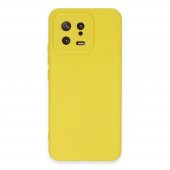 Xiaomi Mi 13 Kılıf Nano içi Kadife  Silikon  Lacivert - 1