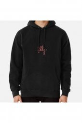 Felly Baskılı Sweatshirt Hoodie - 1