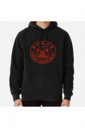 Double UOGlobe Brand Baskılı Sweatshirt Hoodie - 1