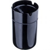 MaxiFlow Siyah Dekoratif Paslanmaz Çelik Küllük 9cm - 1