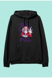 flcl mamimi samejima anime karakter baskılı kapüşonlu sweatshirt hoodie - 1