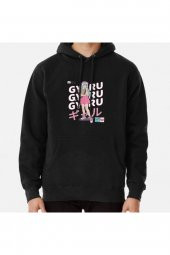 Gyaru Girl Anime Baskılı Kapşonlu Sweatshirt Hoodie thumbnail 1