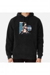 Bad girl anime,nude anime,Baskılı Kapşonlu Sweatshirt Hoodie - 1