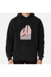 Cute anime girl,sexy legs Baskılı Kapşonlu Sweatshirt Hoodie - 1