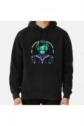 Anime Cyborg Bella Hadid #1 Baskılı Kapşonlu Sweatshirt Hoodie - 1