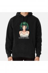 Good Girl anime girl japan cute waifu kawaii anime streetwear anime cringe Baskılı Hoodie - 1