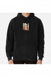 Cute Anime Girl Feet Baskılı Kapşonlu Sweatshirt Hoodie - 1