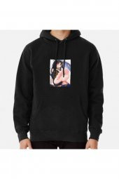 Sexy Anime Girl Feet Baskılı Kapşonlu Sweatshirt Hoodie - 1