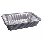 Alüminyum 1000 gr Geniş Kap ve Kapak 100 Adet - 1