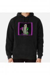 Trendy anime ,retro anime ,Baskılı Kapşonlu Sweatshirt Hoodie - 1