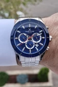 Daniel Klein DKISTE857 Kadranı Lacivert Kordonu Gümüş Renk İç Göstergeleri Aktif Erkek Kol Saati thumbnail 2