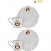 Neva N3520 Galatasaray Lisanslı Arma Logo 2li Kahve Fincan Takımı - 3