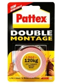 PATTEX ÇİFT TARAFLI-DOUBLE MONTAJ BANDI 1.5 MT X 19 MM 1 RULO = 120 KG - 2