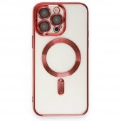iPhone 15 Pro Max Kılıf Kross Magneticsafe Kapak  Bordo - 2