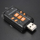 8.1 USB Ses Kartı Virtual Sound 3D - Usb Harici Ses Kartı Chipli Versiyon - 4