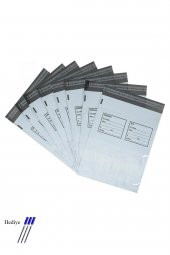 Orta Boy Cepli Kargo Poşeti 30x37+5 cm - 100 Adet (40+40=80 Mikron) - 1