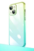 iPhone 13 Kılıf Parlak Renk Geçişli Kamera Korumalı Senkron Kapak - 2