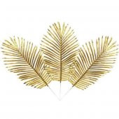 Palmiye Yapay Yaprak Gold 90 cm 3 Dallı - 2