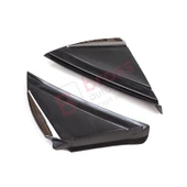 Renault Megane MK4 2016-On için Yan Ayna Köşe Plastiği Bakaliti Seti NİKELAJLI 638758950R 638740438R thumbnail 2