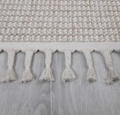 Orkide Home Dekoratif Bej Otantik Dokuma Halı - 2