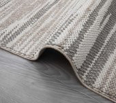 Orkide Home Dekoratif Gri Bej Otantik Dokuma Halı - 7