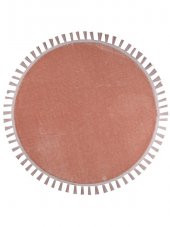 Orkide Home Dekoratif Modern Rabbit Peluş Püskül Saçaklı Yuvarlak Halı - 8
