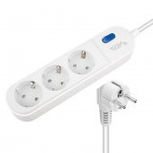 Vea VE-VEGA103 A Class 3'Lü Anahtarlı 1.5 Metre Akım Korumalı Priz - 1