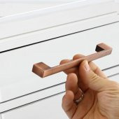 Mutfak Kulpu Çekmece Dolap Kapak Kulbu Antik Bakır Metal Kulp 160 mm Mobilya Dolabı Kulpları - 2