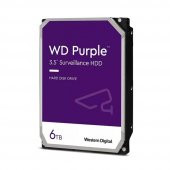 Western Digital PURPLE WD64PURZ 3.5" 6TB 256MB 5400RPM SATA3 Güvenlik Sabit Disk - 1
