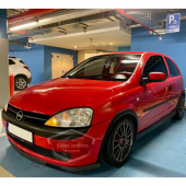 Opel Corsa C 2000-2006 Uyumlu Üniversal Laguna Lip Esnek Ön Lip 2 Parça Tampon Altı Dil Karlık Ön Ek - 1