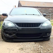 Opel Corsa C 2000-2006 Uyumlu Üniversal Laguna Lip Esnek Ön Lip 2 Parça Tampon Altı Dil Karlık Ön Ek - 3