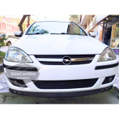 Opel Corsa C 2000-2006 Uyumlu Üniversal Laguna Lip Esnek Ön Lip 2 Parça Tampon Altı Dil Karlık Ön Ek - 7