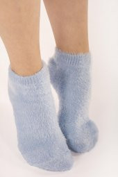 Mavi Sakallı İplik Soft Patik Çorap - 1