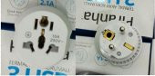 AMERİKAN İNGİLİZ FİŞ ADAPTÖR ÇEVİRİCİ 16A 250V NK-605K - 1