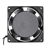 Powermaster PM-21375 80X80x25mm 8X8 Metal Kasa Plastik Pervane AC220 Volt Fan thumbnail 2