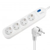 Vea VE-VEGA104 A Class 4'Lü Anahtarlı 1.5 Metre Akım Korumalı Priz - 1