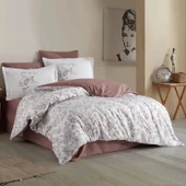 Hobby Çift Kişilik Ranforce Nevresim Takımı Calvina Kahve - 1