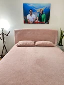 BAZA BAŞLIĞI PELUŞ ÇİFT KİŞİLİK (PUDRA) - 2