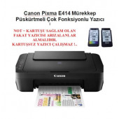 Hediyeli ÜRÜN!.. Canon Pixma E414 Çok Fonksiyonlu Yazıcı - ( SIFIR-Kartuşsuz) Mürekkep Püskürtmeli Yazıcı - 1