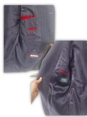 GRİ ÇİZGİLİ ERKEK ANTRASİT / FÜME TAKIM ELBİSE - 3