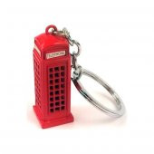 Metal Anahtarlık London Telefon Kulübesi Temalı thumbnail 2